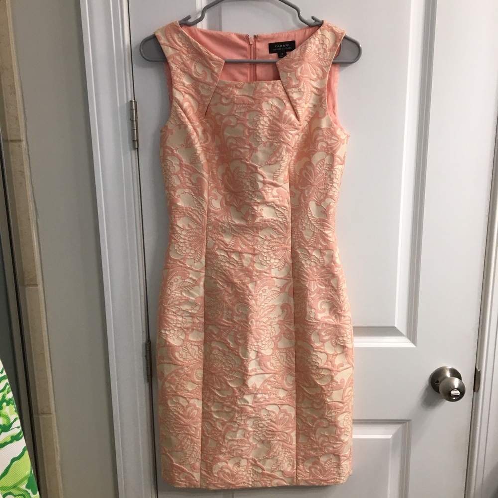 Pink & Champagne Tahari Dress